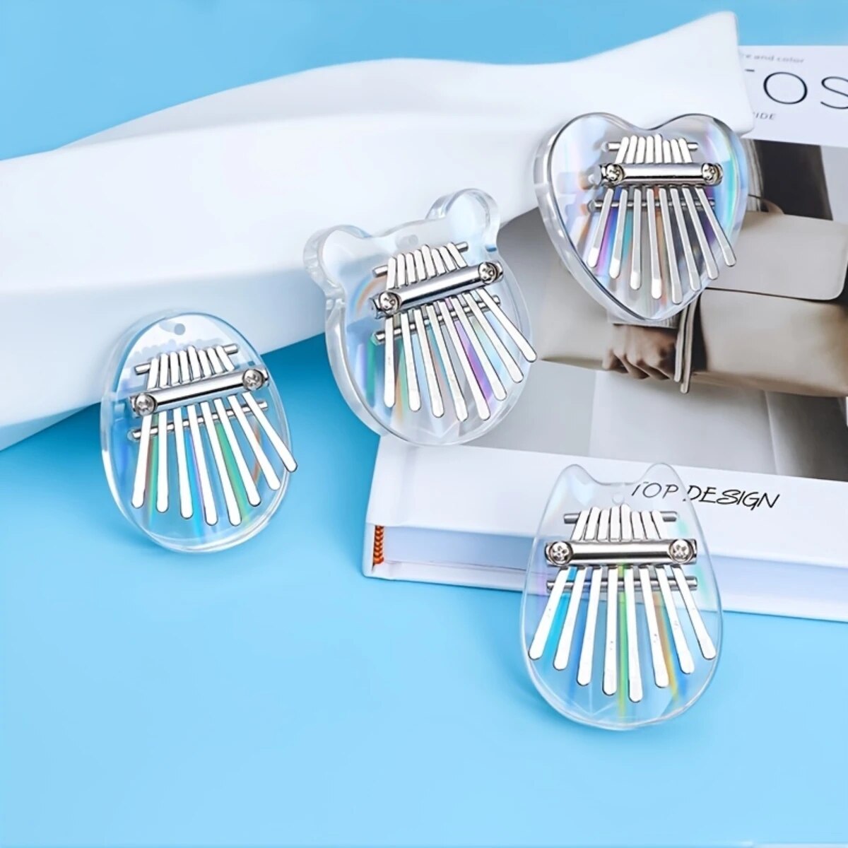 Musical Instrument Sounds - Miwayer 8 touches Mini Kalimba arc-en-ciel