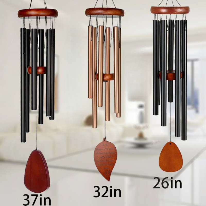 Wind Chime Tubular - Vent musical classique en métal tendance,