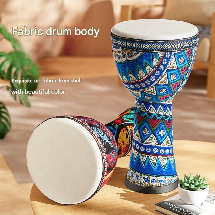 Musical Instrument Africa - Tambour africain de 8 pouces, tambour