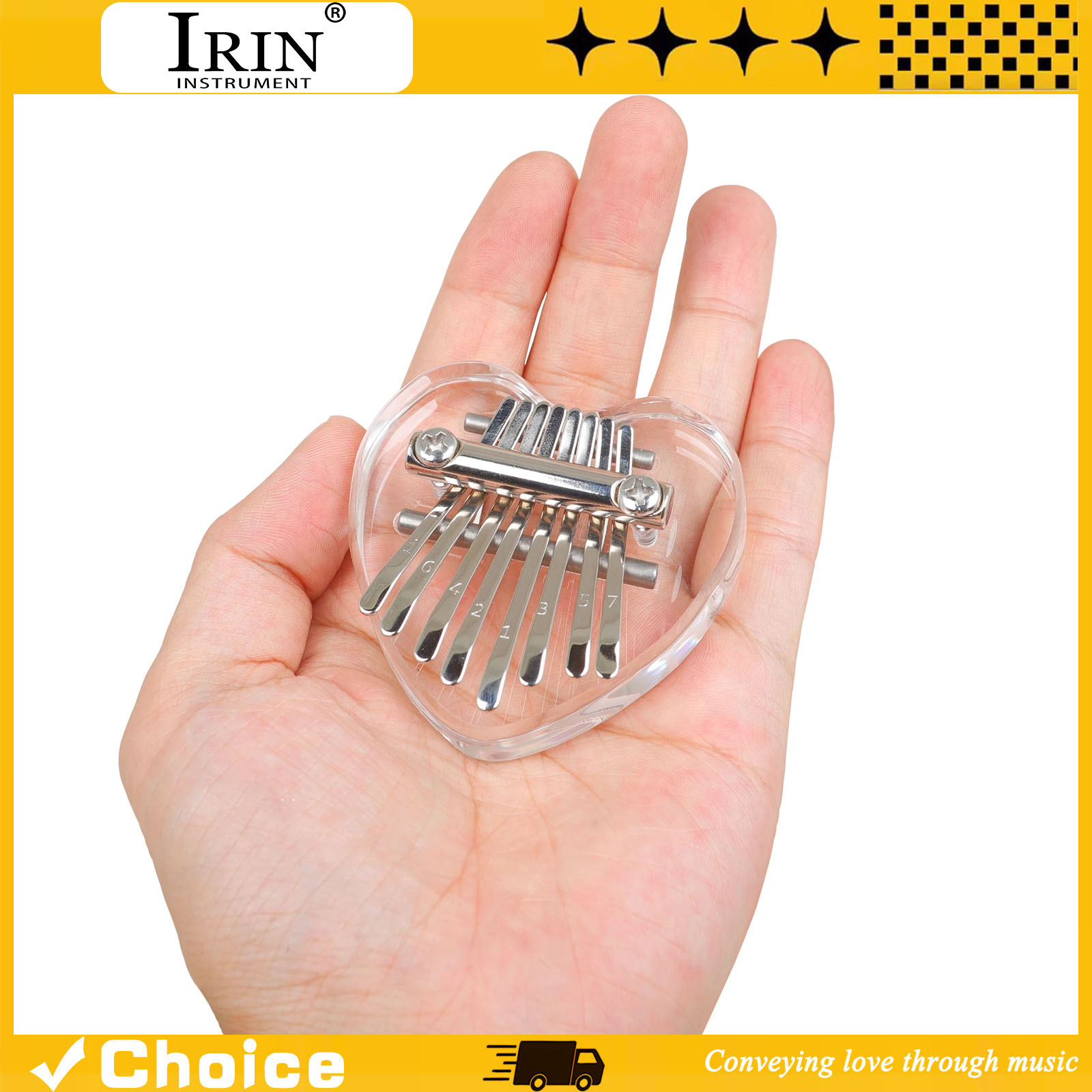 Musical Instrument Kids - Kalimba à 8 touches, mini piano
