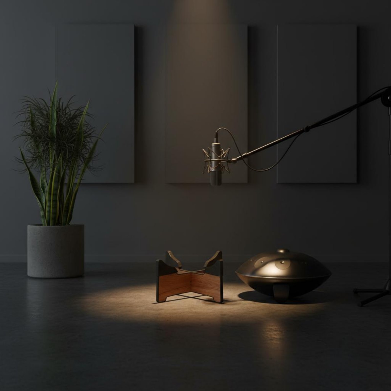 Musical Instrument Sounds - Support de tambour céleste en acier