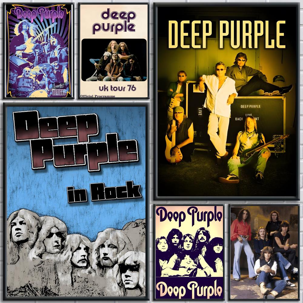 Musical Instrument Poster - Affiche murale Hard Rock Band Music-Deep