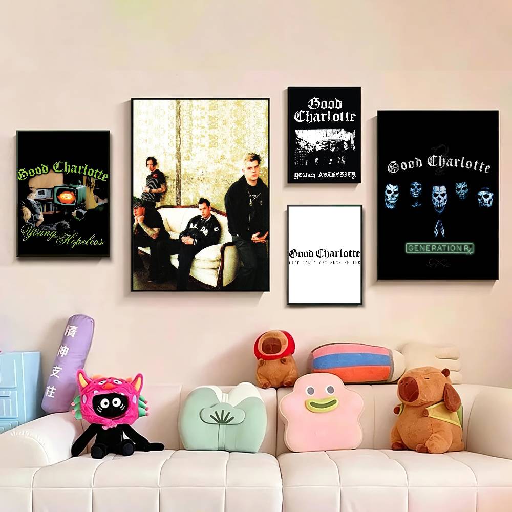 Musical Instrument Poster - Affiche du groupe pop-rock g-Good Charlotte,