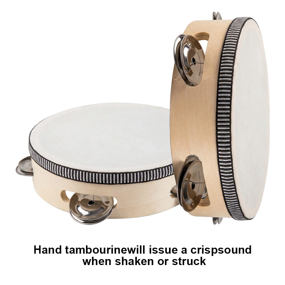 Musical Instruments Game - Tambourin à main de 6 pouces,