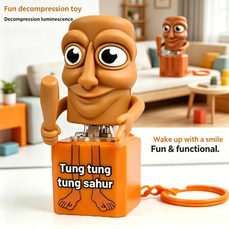 Musical Instruments - Nouveau porte-clés Tung Tung Tung Sahur,