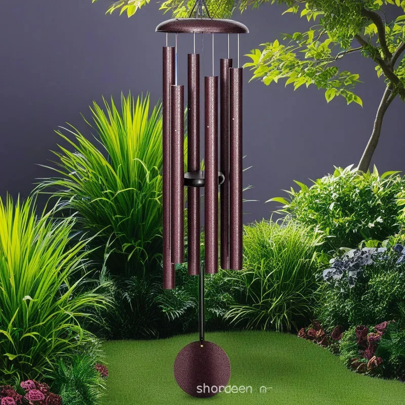 Wind Chime Tubular - Carillon éolien extérieur de 45 pouces,