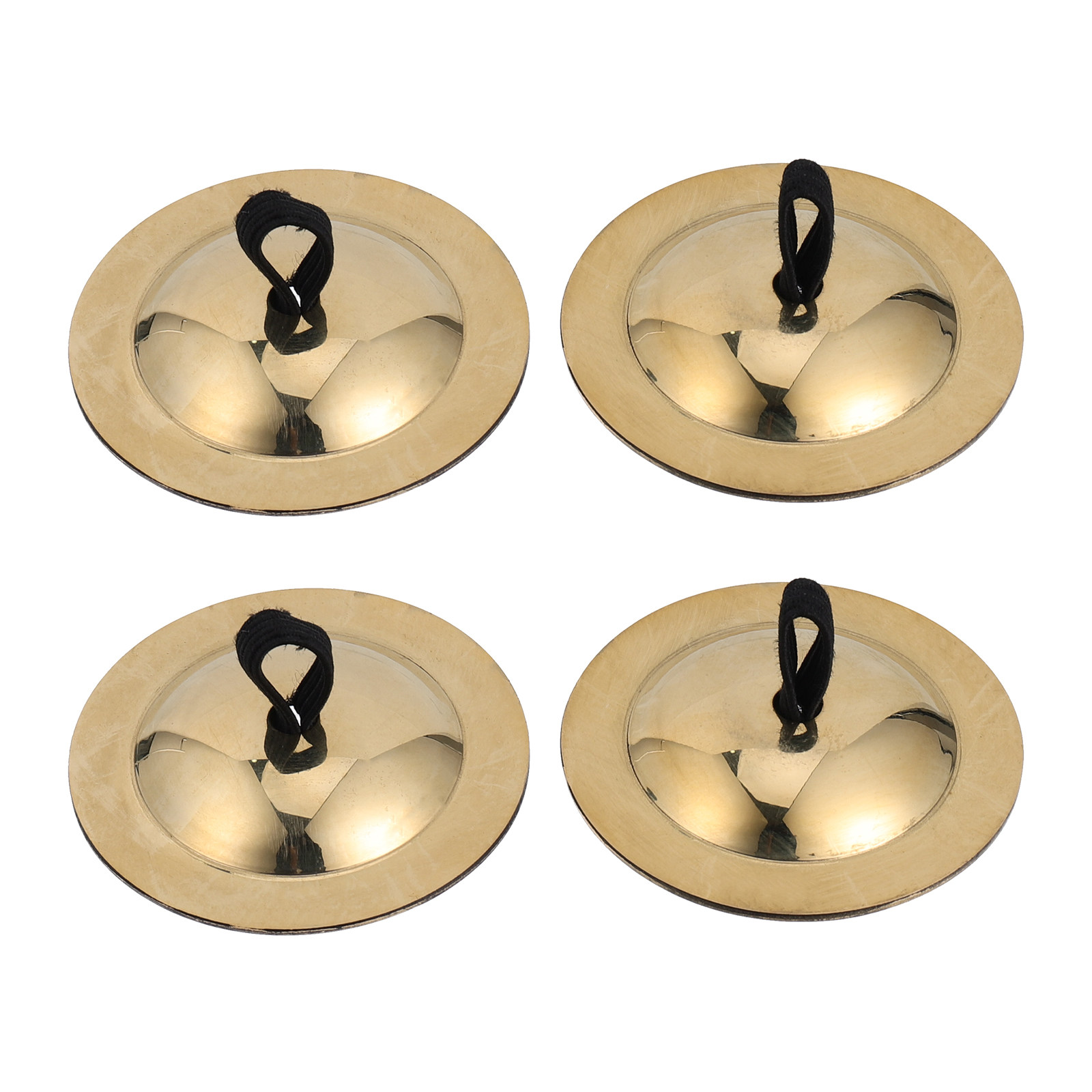 Musical Instrument Kids - 2 paires de cymbales en cuivre,