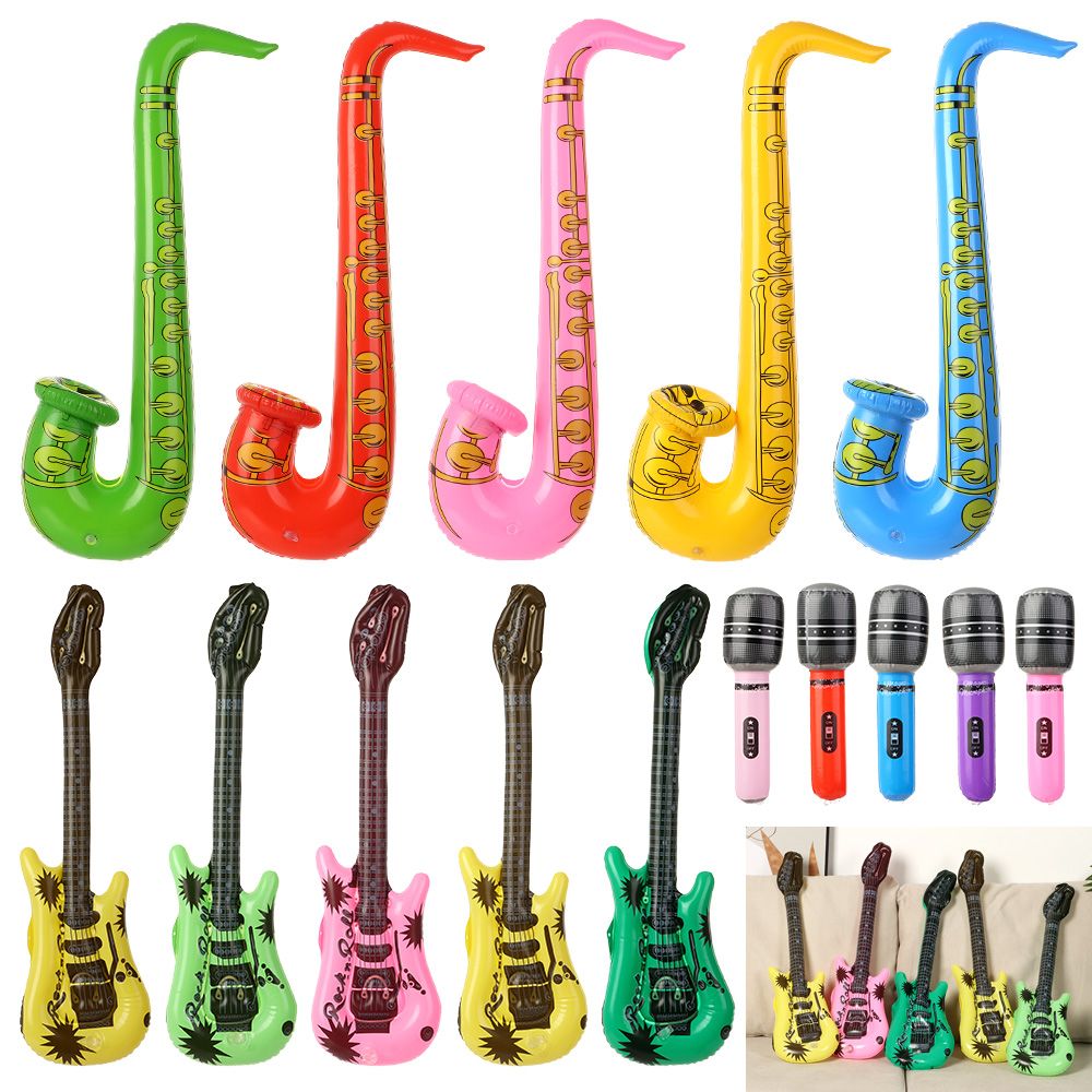 Musical Instrument You Blow - 5 Guitares, 5 Saxophones, 5 Microphones,
