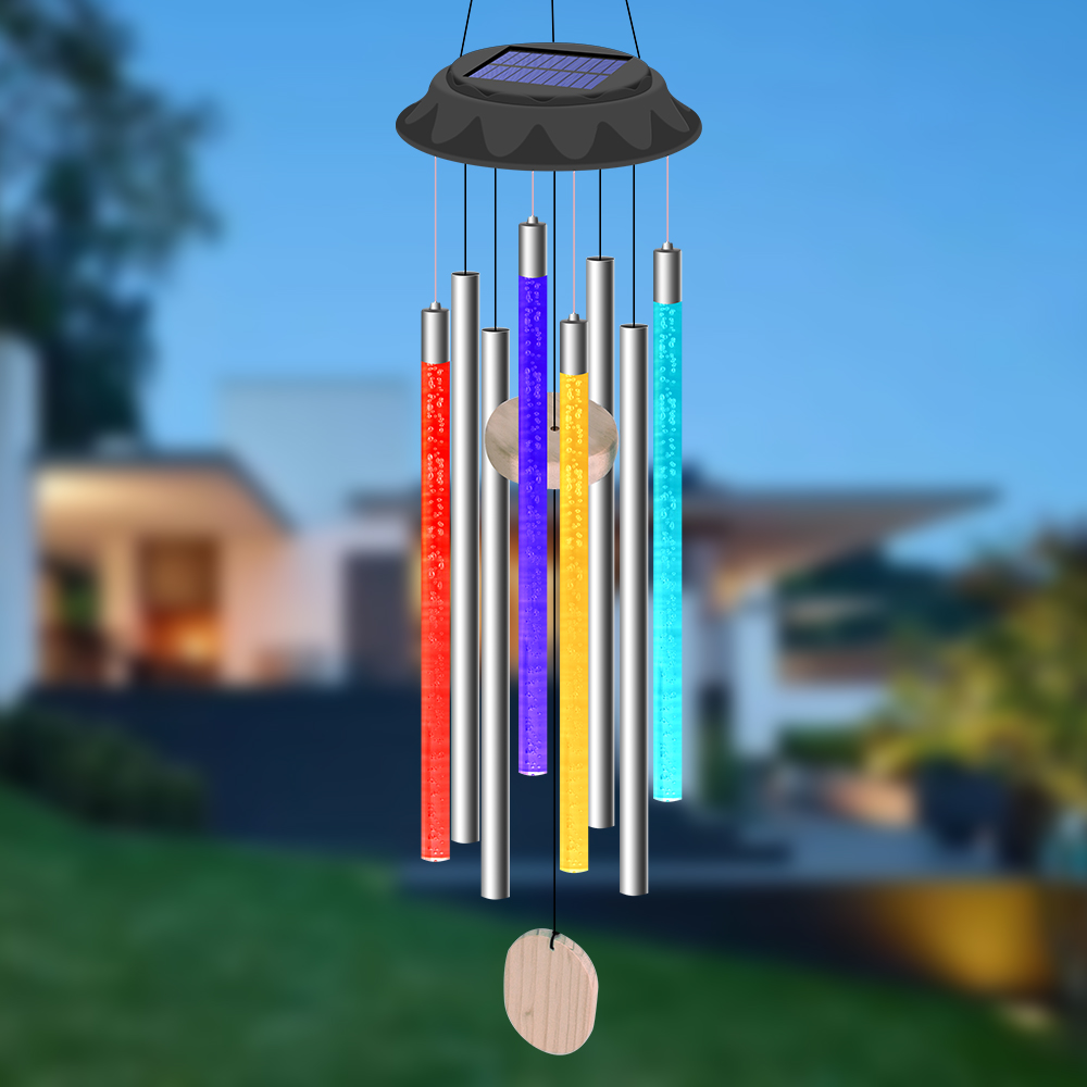 Lampe solaire LED à la mode, l - Wind Chime Tubular avis et prix