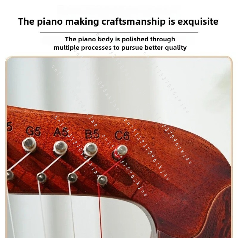 Harpe artisanale à 15 cordes p - Musical Instrument Sounds avis et prix