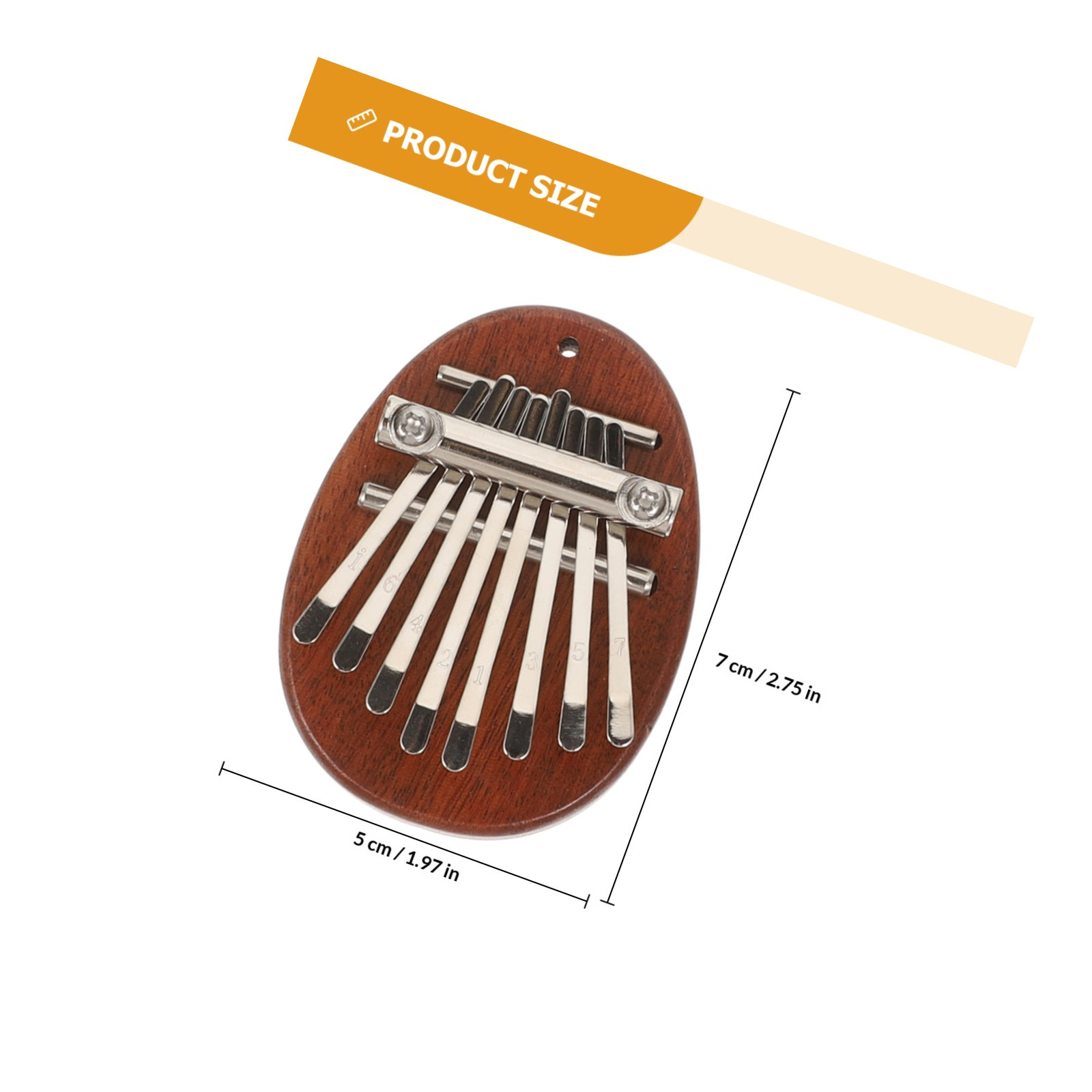 Kalimba en bois 8 touches, min - Musical Instrument Kids avis et prix
