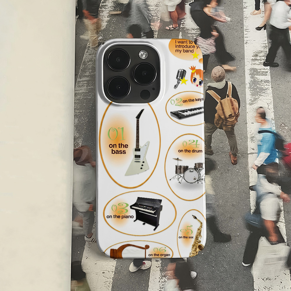 Coque de téléphone Anime Band  - Musical Instruments List avis et prix