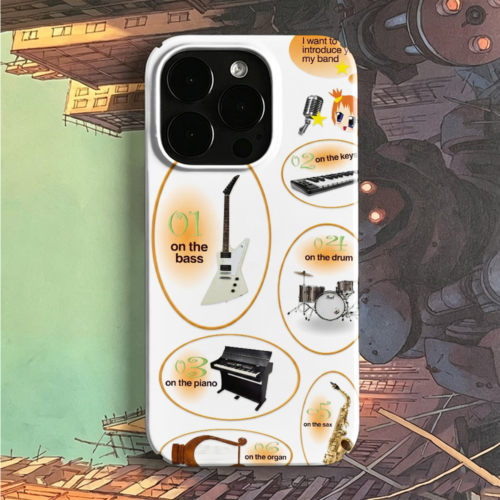 Coque de téléphone Anime Band  - Musical Instruments List avis et prix