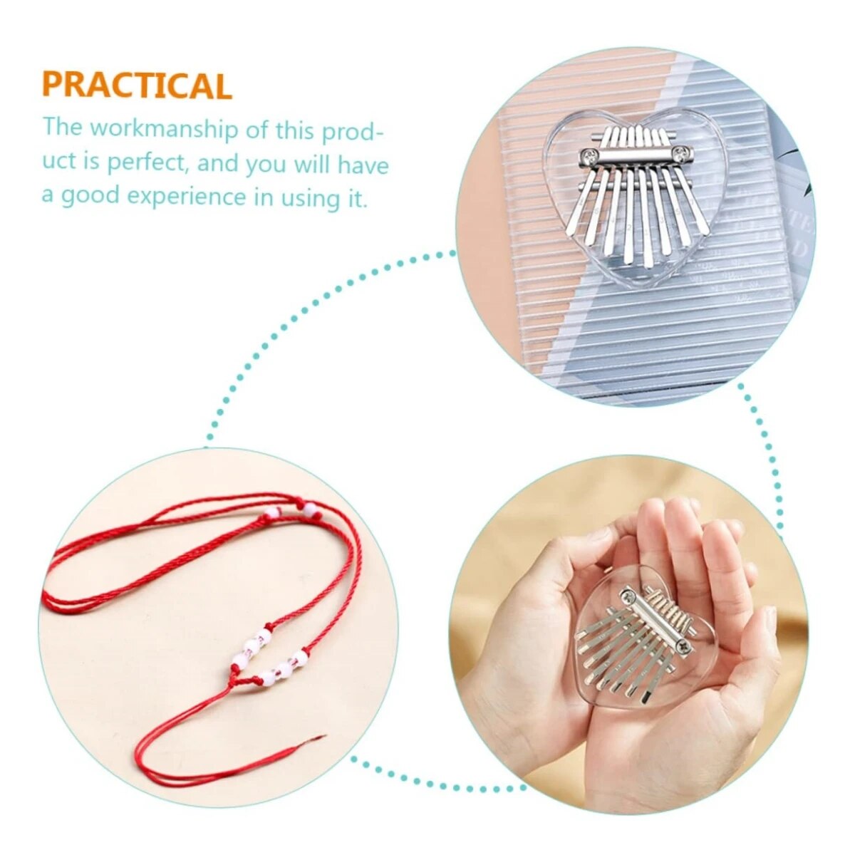 Miwayer 8 touches Mini Kalimba - Musical Instrument Sounds avis et prix