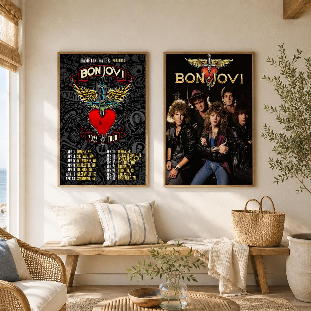 Affiche de groupe de rock B-Bo - Musical Instrument Poster avis et prix
