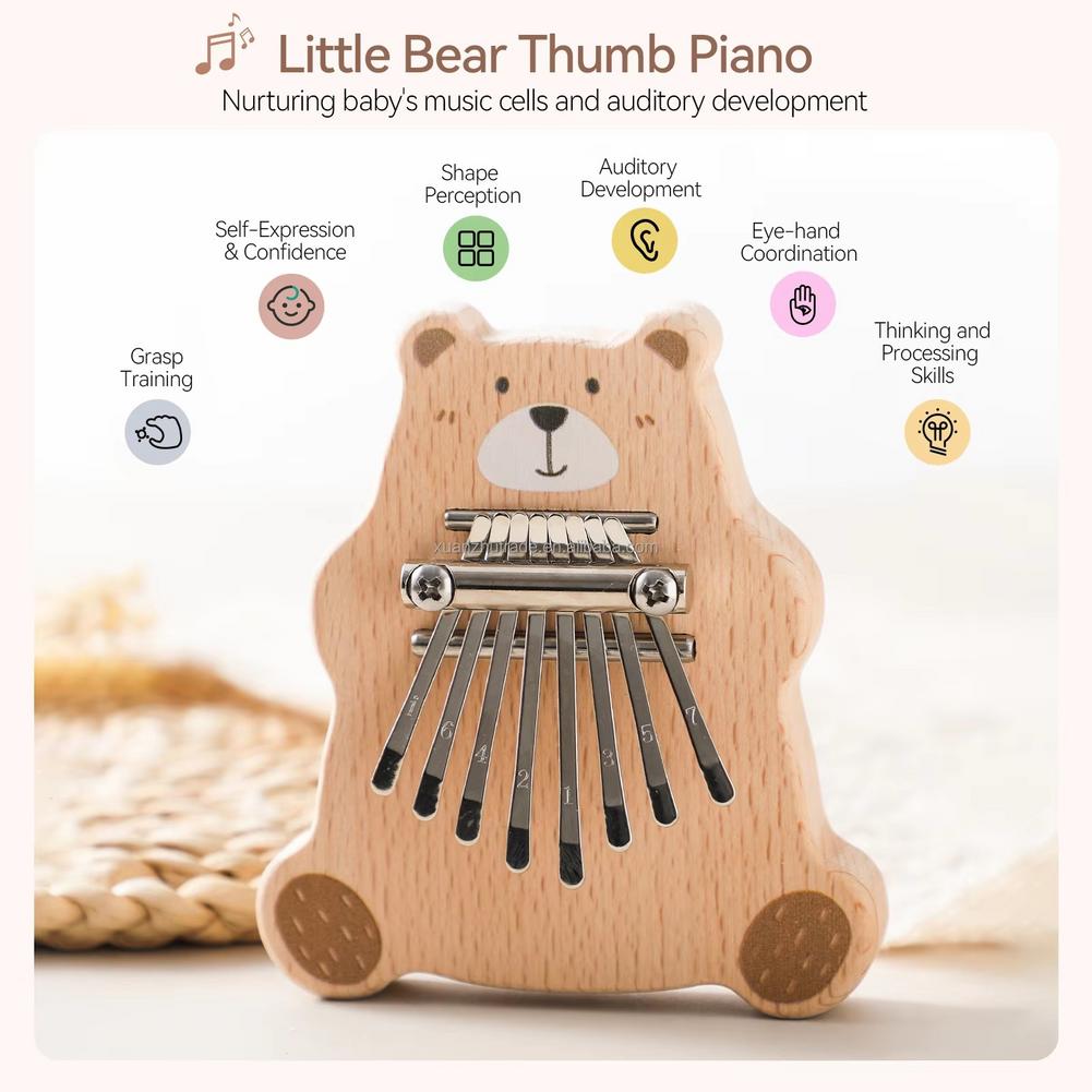 Mini Kalimba à 8 touches, pian - Musical Instrument Kids avis et prix