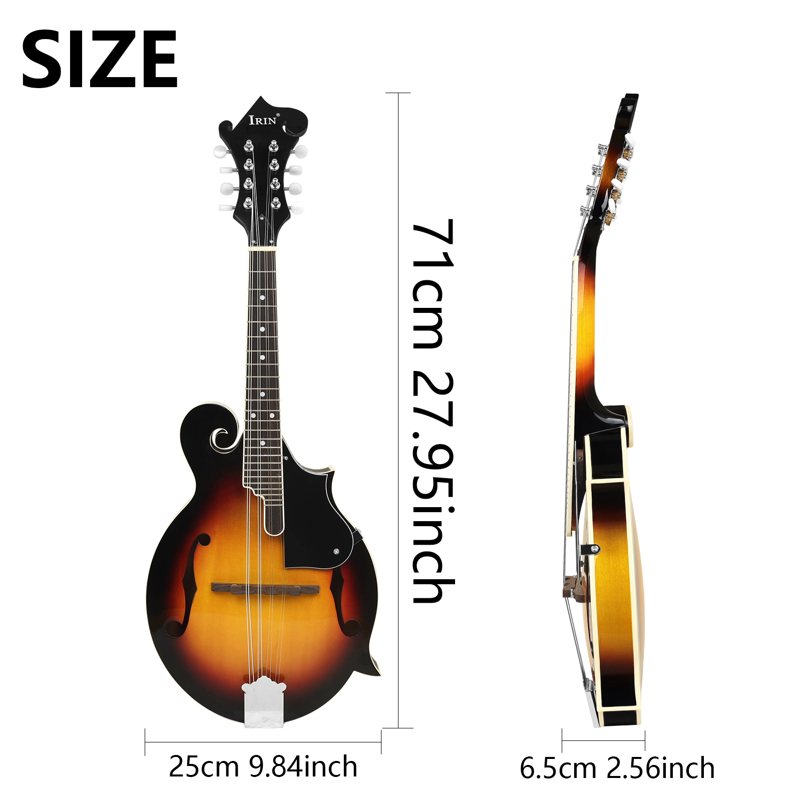 Mandoline acoustique IRIN MD-6 - Mandolin A Style avis et prix