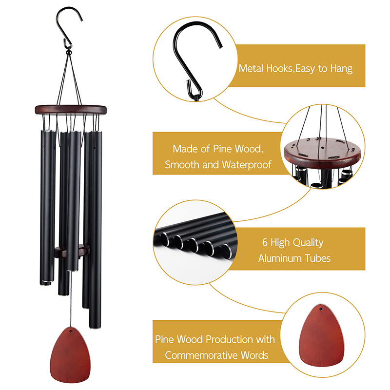 Carillon éolien en aluminium d - Wind Chime Tubular avis et prix