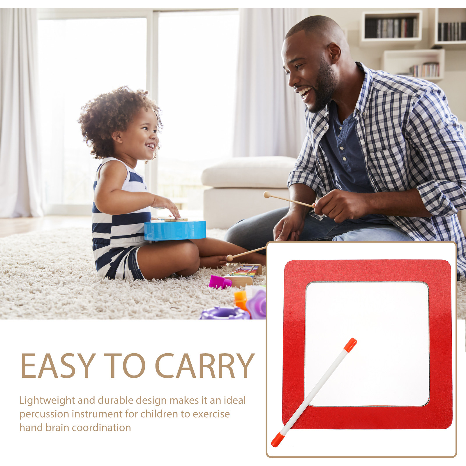 1 ensemble de batterie carrée  - Musical Instrument Kids avis et prix